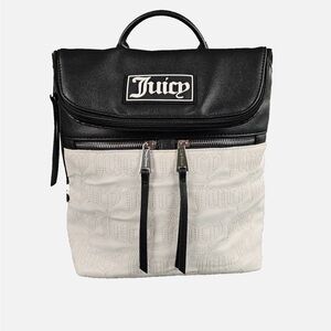 Juicy Couture Black and Cream Men's Backpack